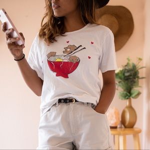 90s Vintage Oneita Bear Ramen Shirt
